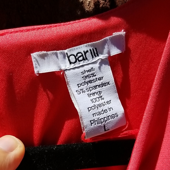 NWT Bar III Drawstring Dress Keyhole Back - Picture 4 of 5